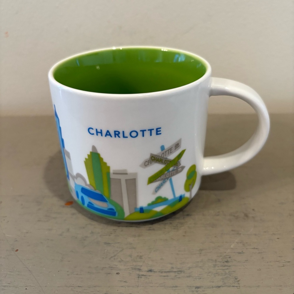 Starbucks You Are Here Charlotte NC Coffee Mug